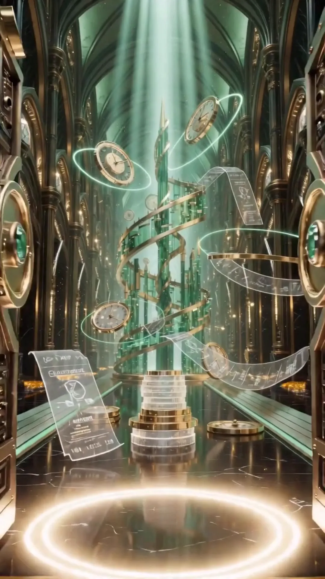 Vertical performance film frame